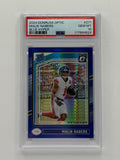 Malik Nabers - 2024 Donruss Optic Blue Hyper Rookie Card #271 - PSA 10