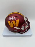 Terry McLaurin - Signed Washington Commanders Mini Football Helmet - (Beckett COA)