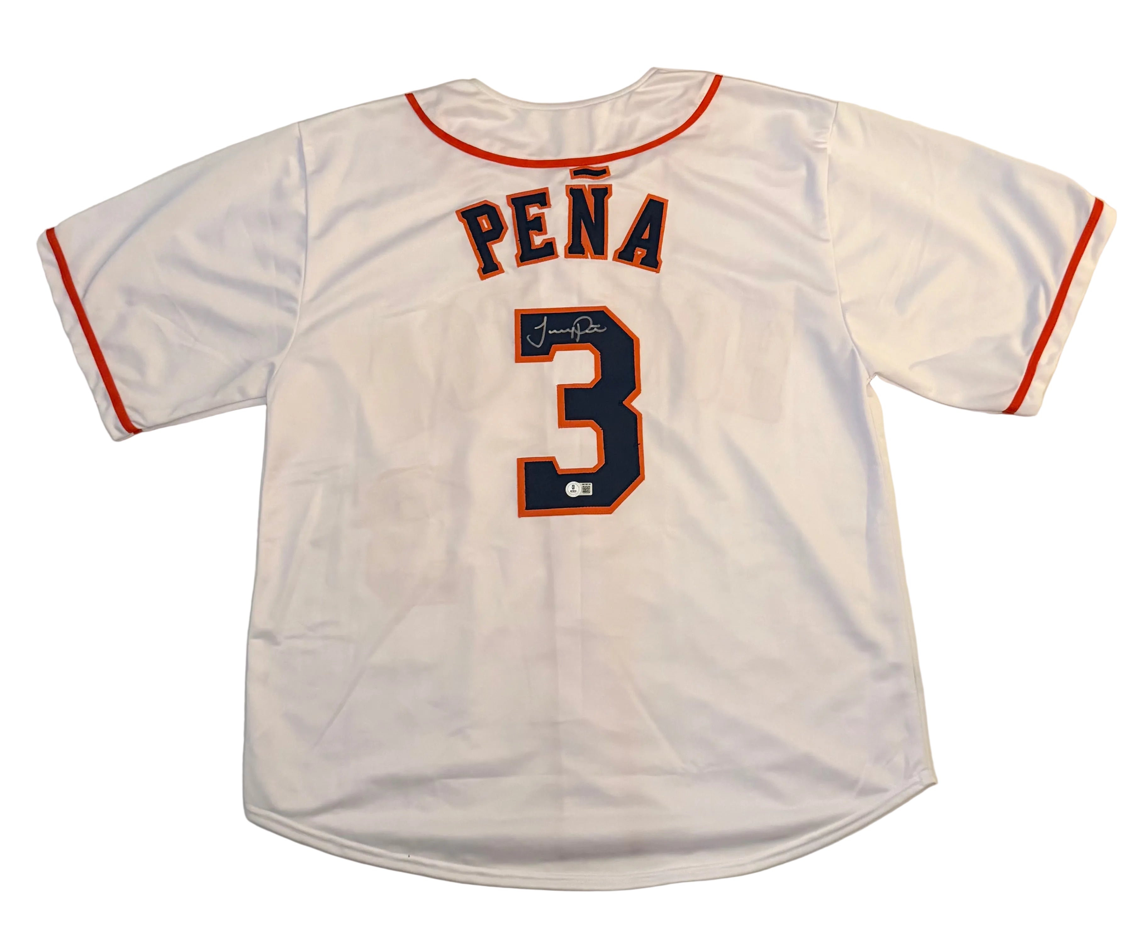 Jeremy Pena - Signed Houston Astros Custom Baseball Jersey - Beckett COA