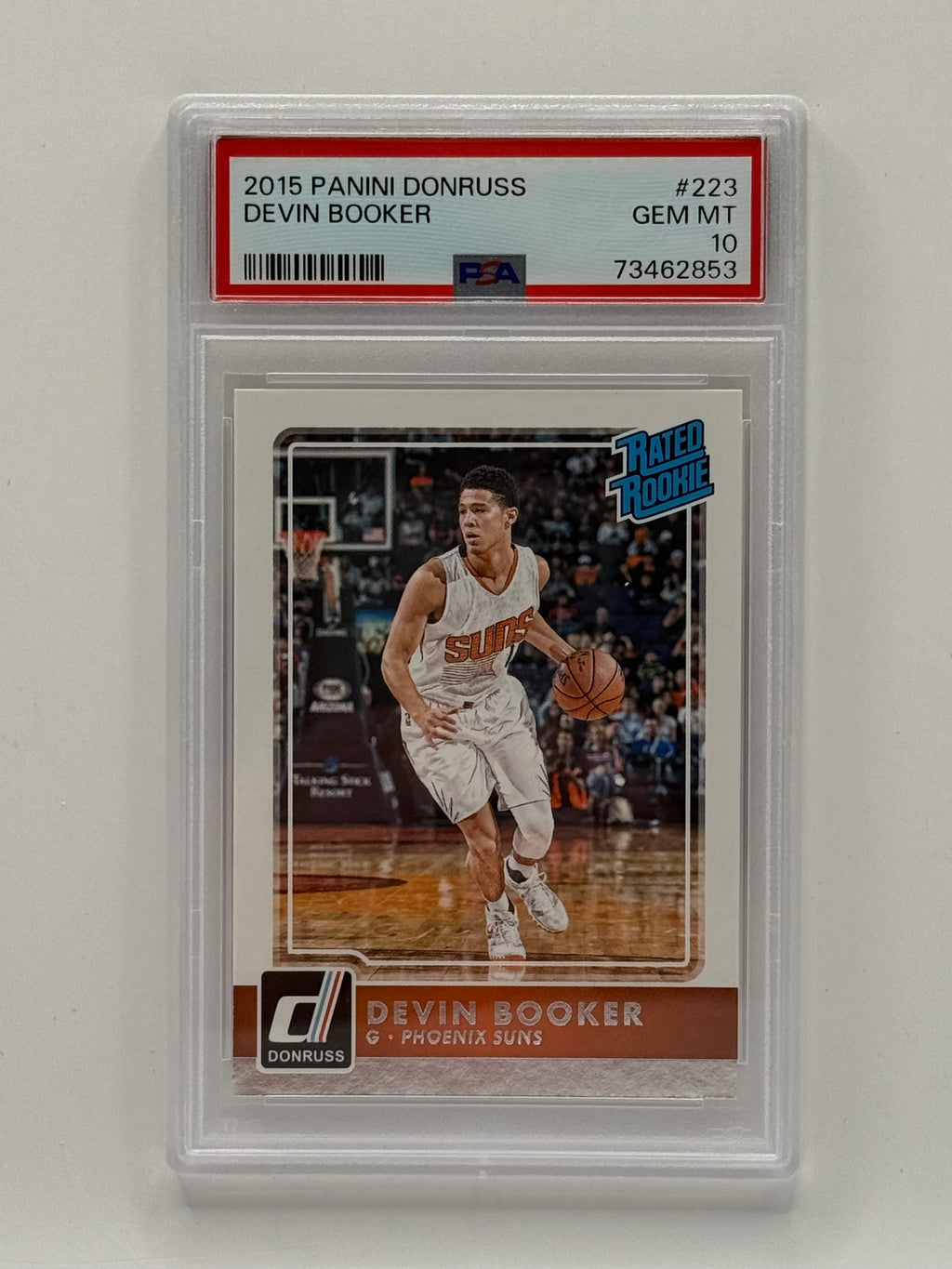 Devin Booker - 2015 Panini Donruss #223 Rookie Card - PSA 10