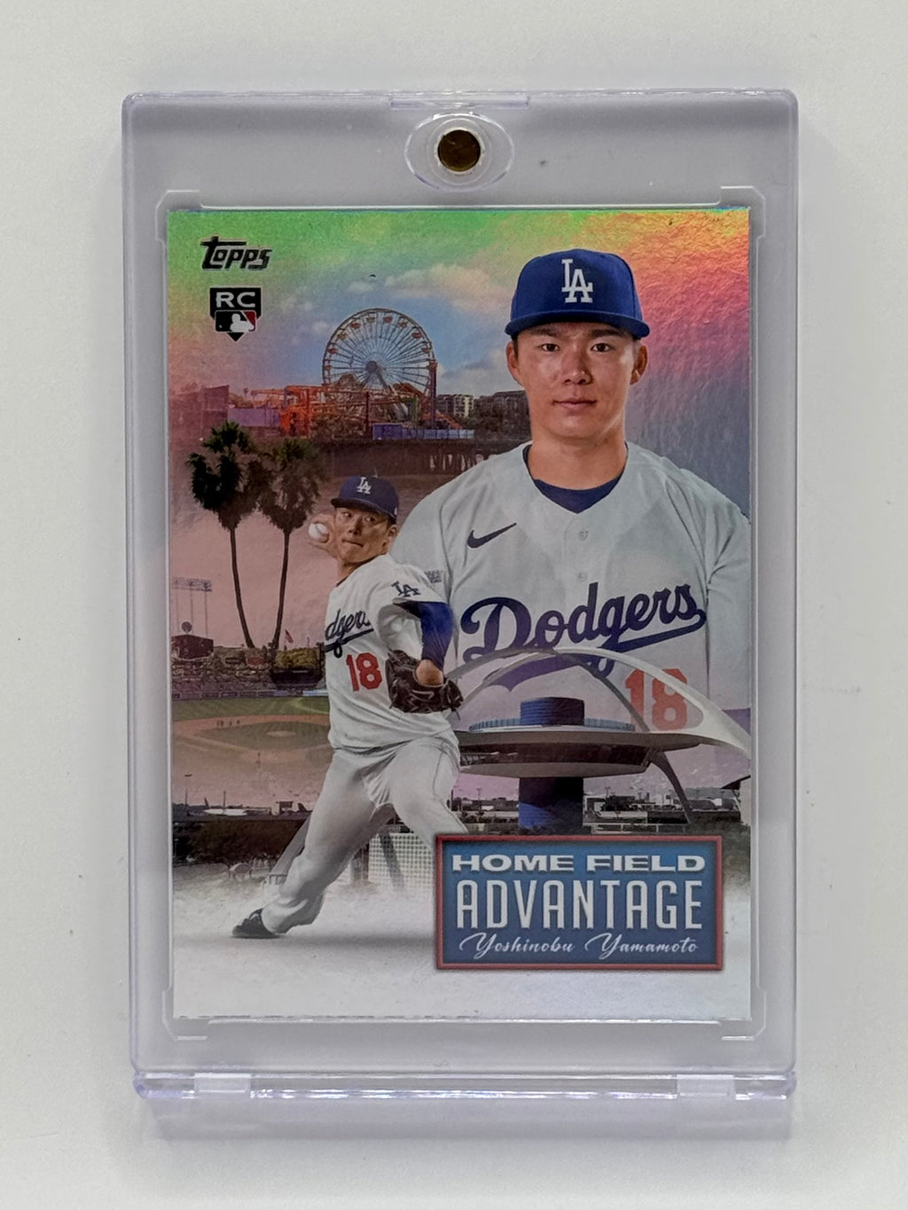 Yoshinobu Yamamoto - 2024 Topps Home Field Advantage #HFA-20 Rookie Card