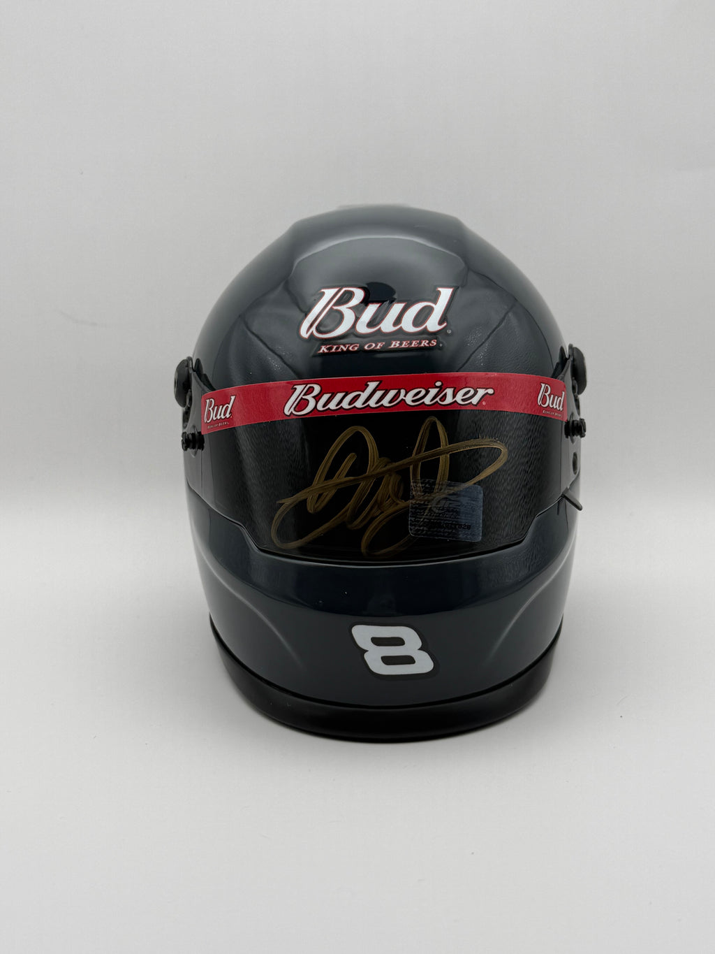 Dale Earnhardt Jr. - Signed Budweiser NASCAR Mini Helmet - JR Motorsports COA