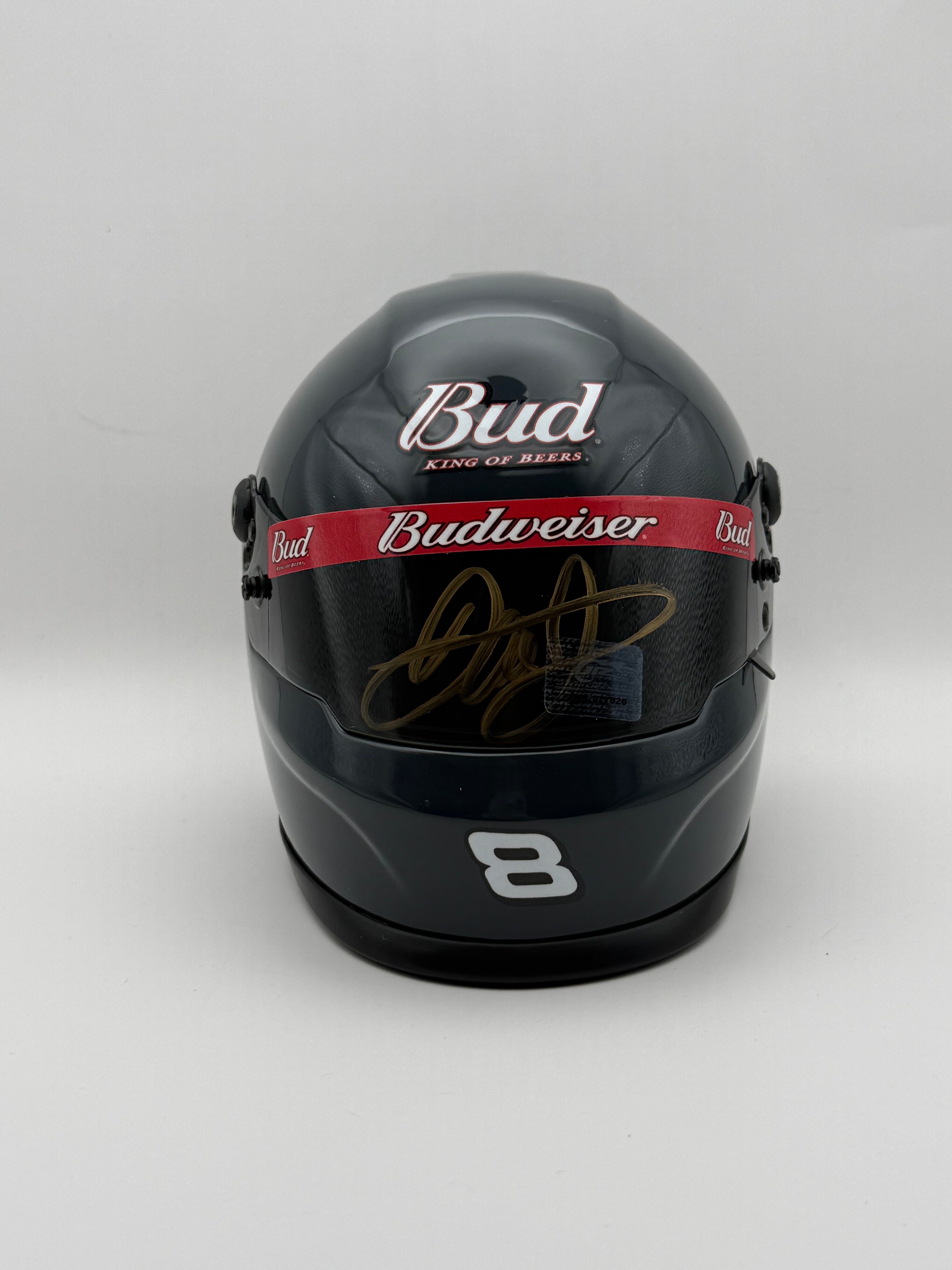 Dale Earnhardt Jr. - Signed Budweiser NASCAR Mini Helmet - JR Motorsports COA