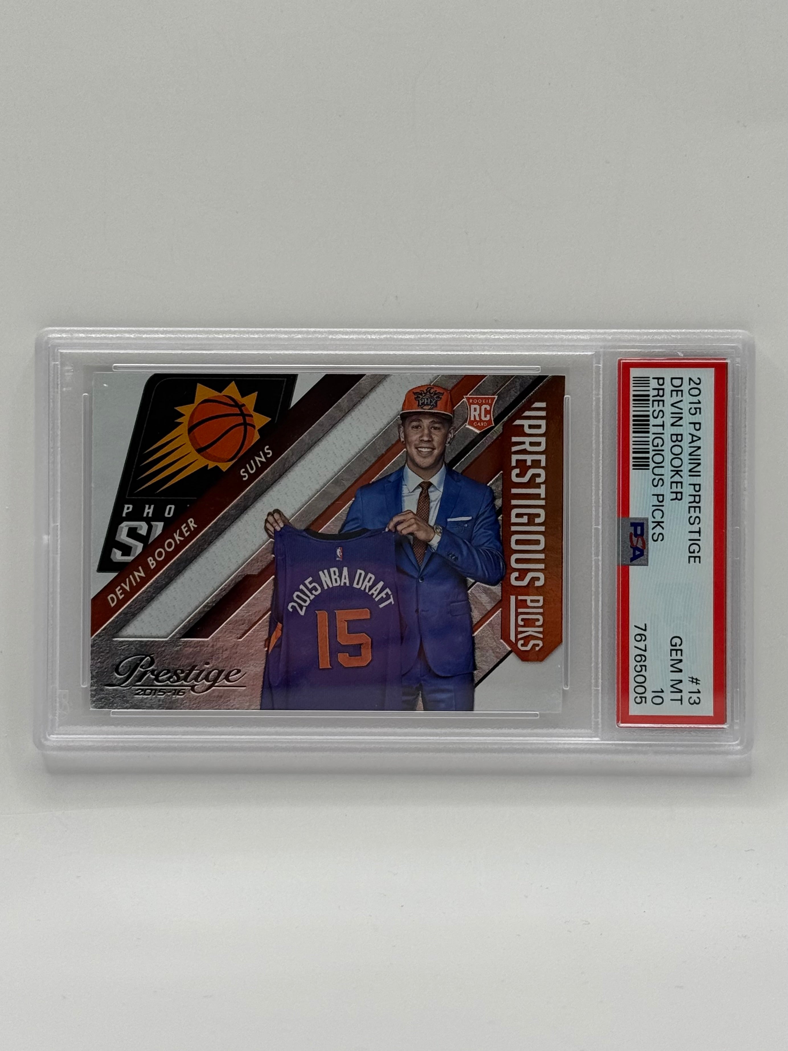 Devin Booker - 2015 Panini Prestigious Picks #13 - PSA 10