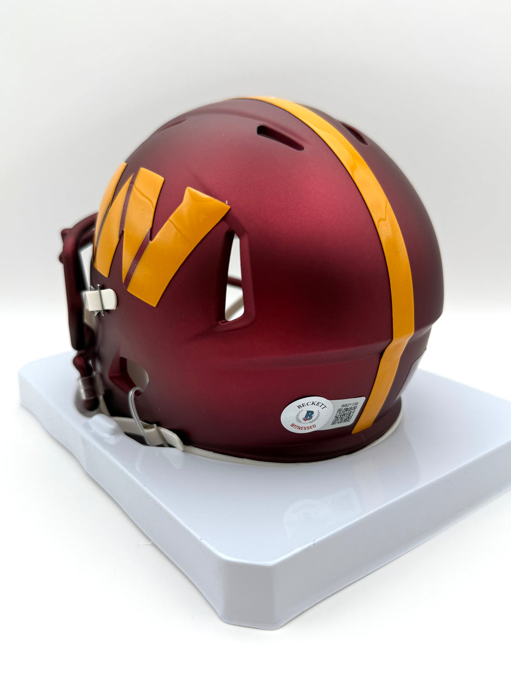 Terry McLaurin - Signed Washington Commanders Mini Football Helmet - (Beckett COA)
