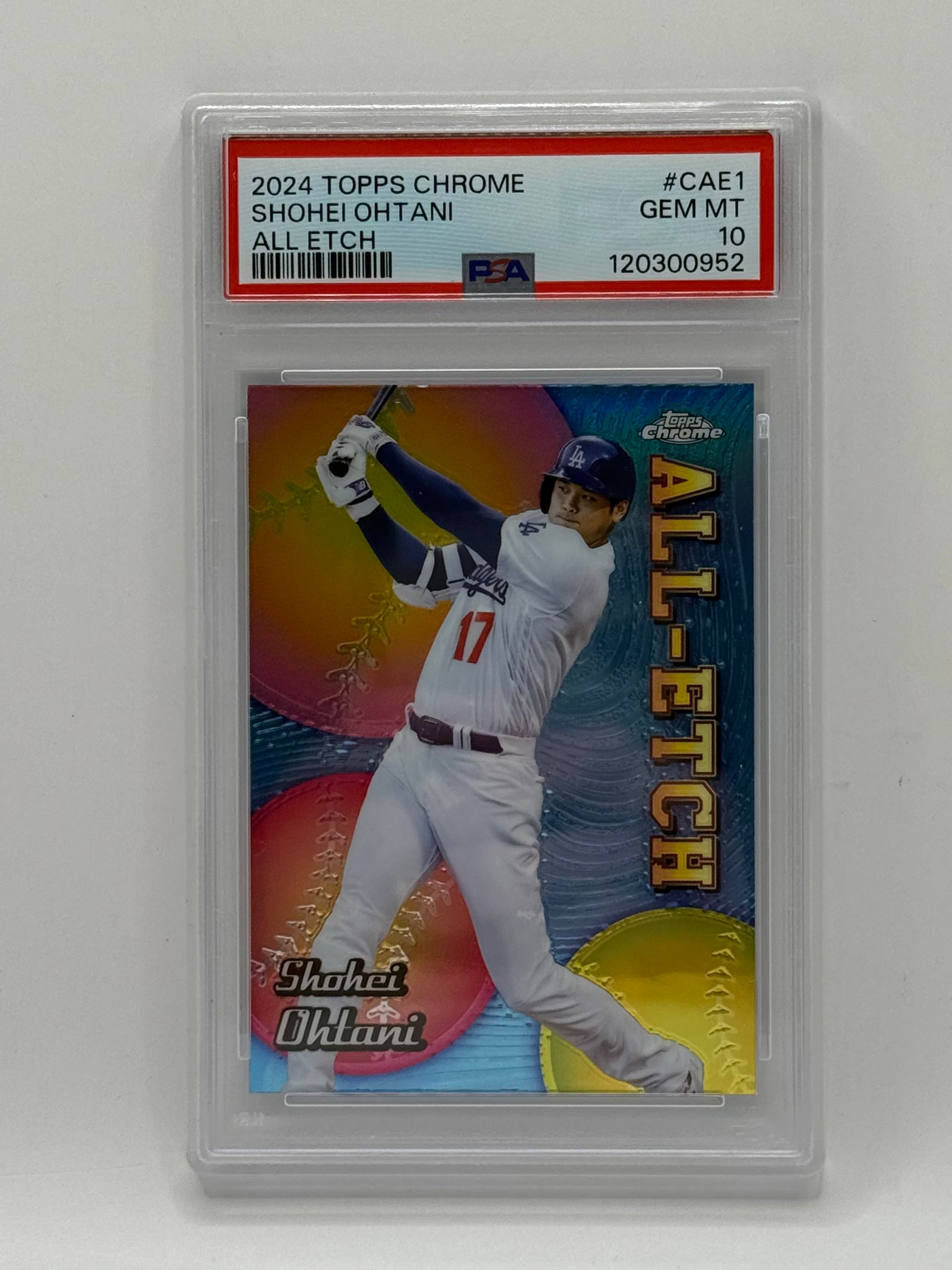 Shohei Ohtani - 2024 Topps Chrome All-Etch #CAE1 - PSA 10