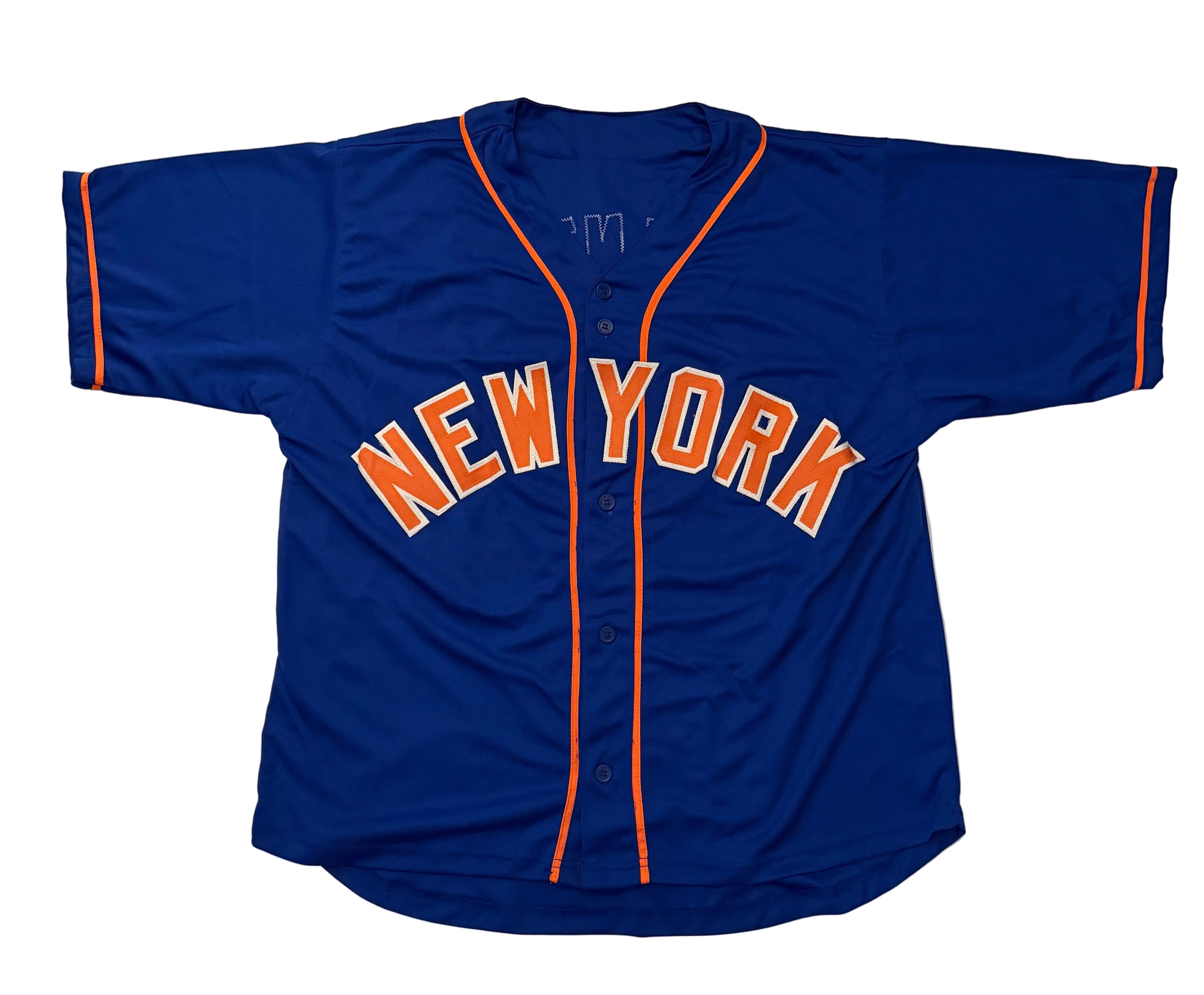 Mark Vientos - Signed Custom Mets Blue Jersey - Beckett COA