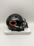 Colston Loveland - Signed Chicago Bears Blue Mini Helmet - Beckett COA
