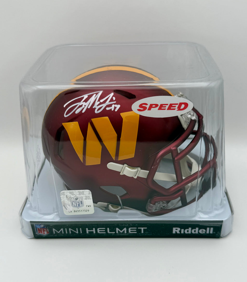 Terry McLaurin - Signed Washington Commanders Mini Football Helmet - (Beckett COA)