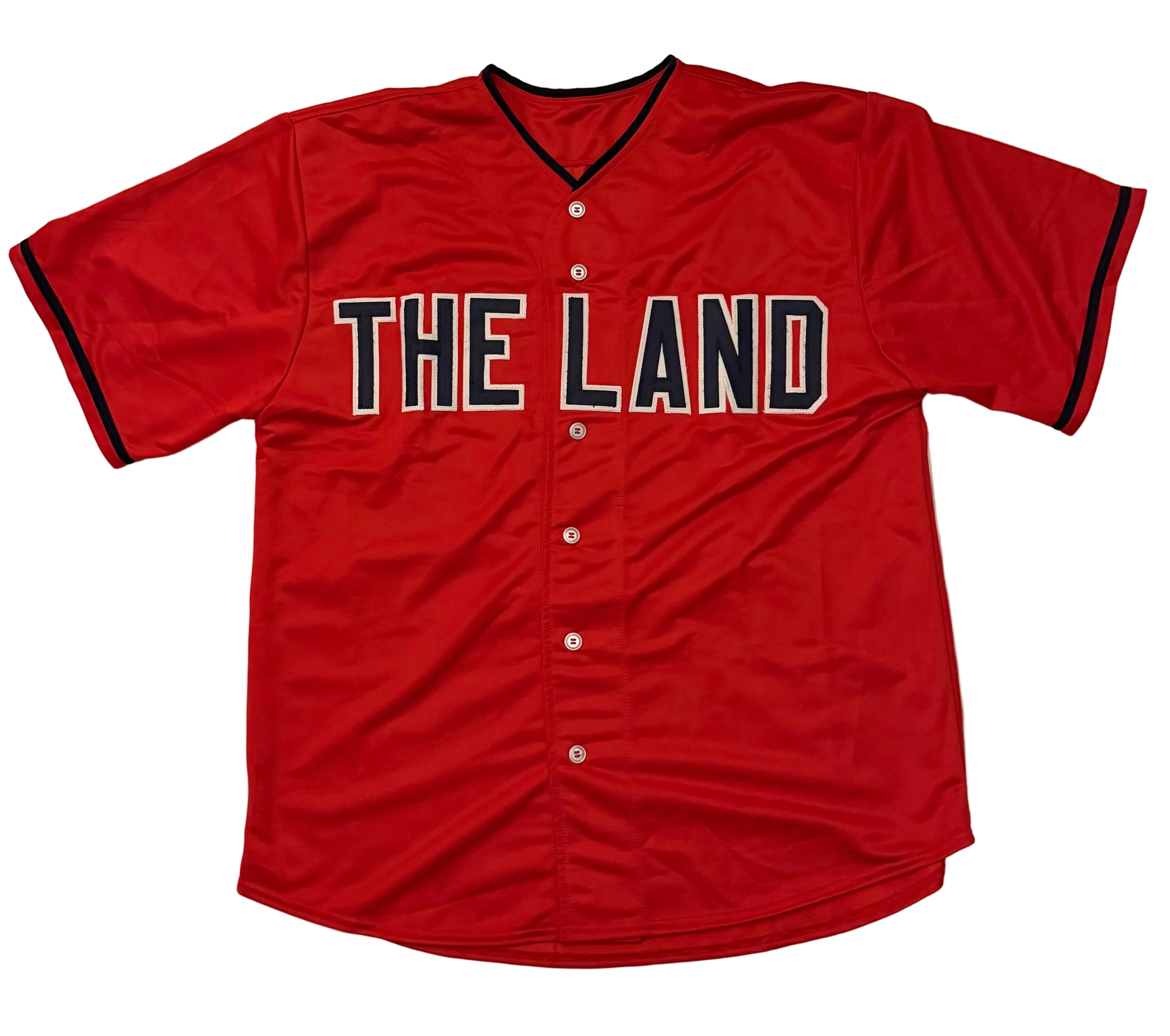 Jose Ramirez - Signed Cleveland Guardians Custom Red Jersey - Beckett COA