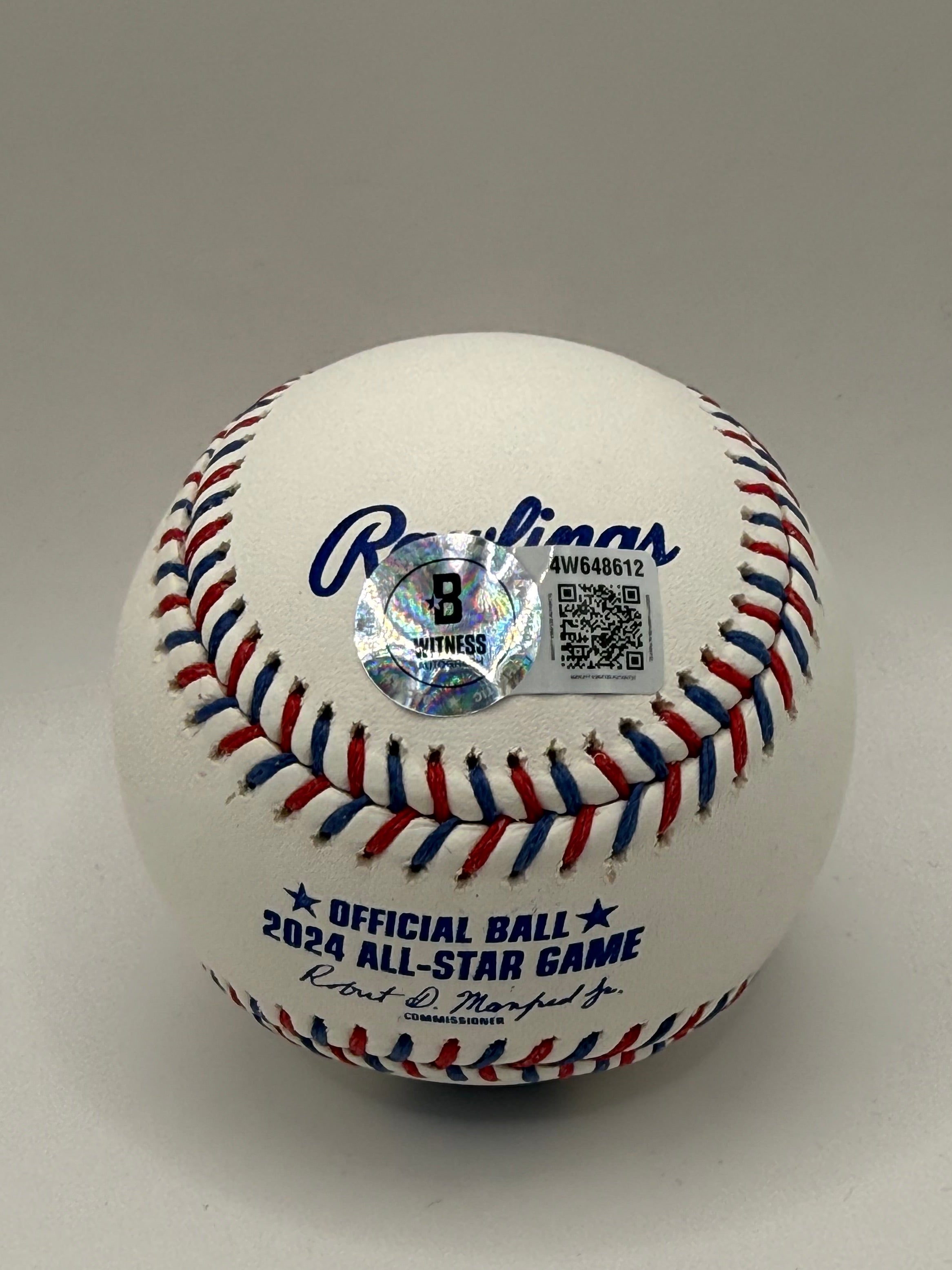 Elly De La Cruz - Signed 2024 All Star Game OML Baseball - Beckett Witness Certified