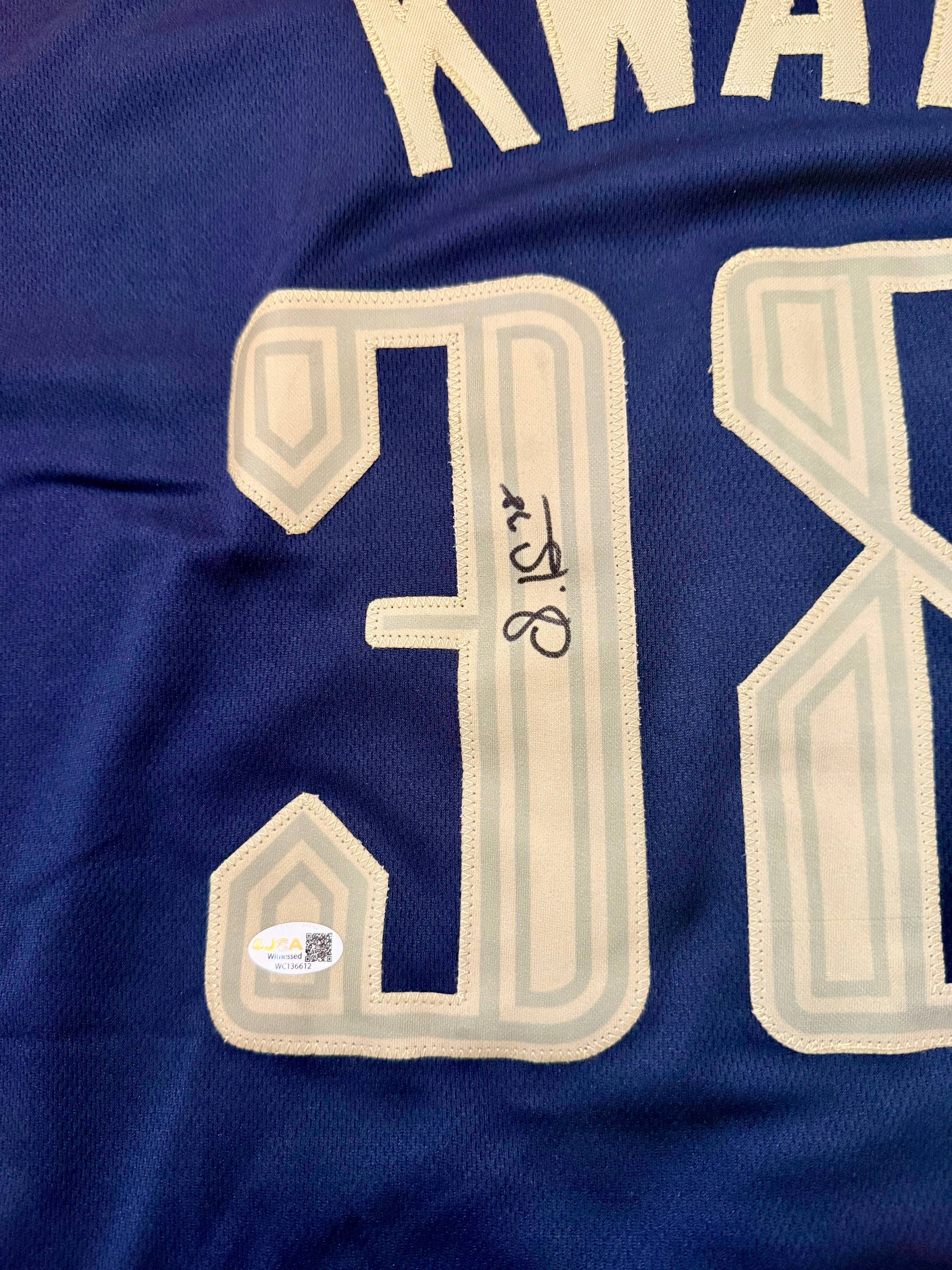 Steven Kwan - Signed Cleveland Guardians Custom Jersey - JSA COA