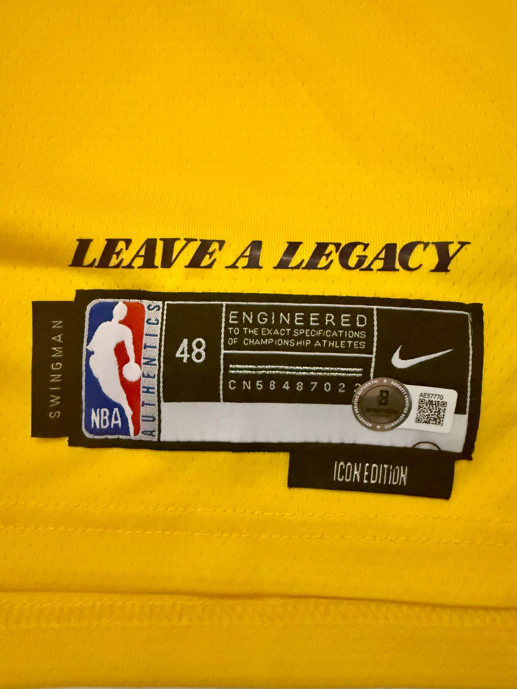 Luka Doncic-  Signed Authentic LA Lakers Swingman Jersey - Beckett COA