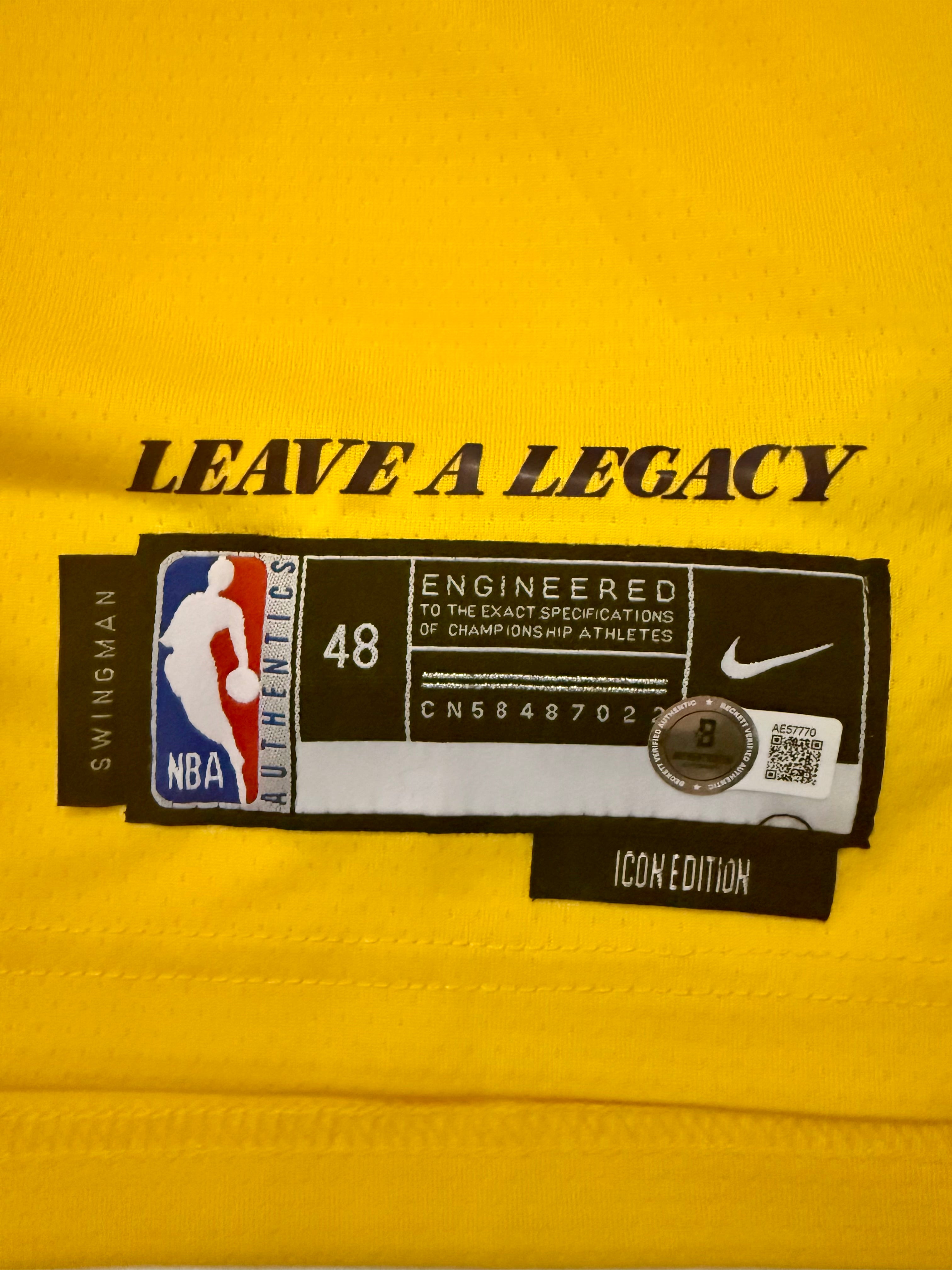 Luka Doncic-  Signed Authentic LA Lakers Swingman Jersey - Beckett COA