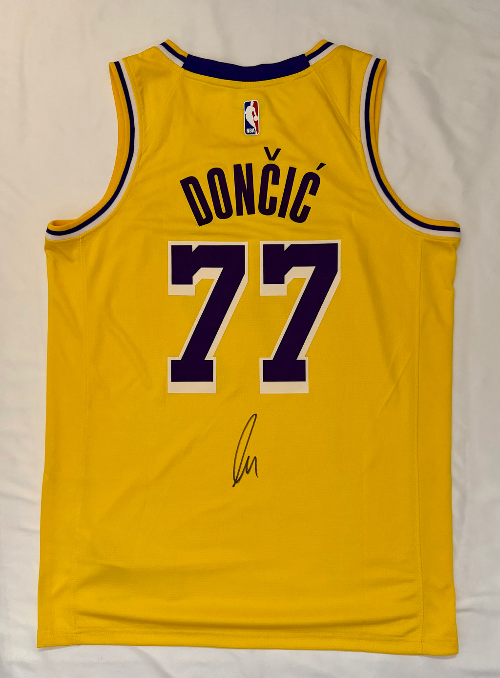Luka Doncic-  Signed Authentic LA Lakers Swingman Jersey - Beckett COA
