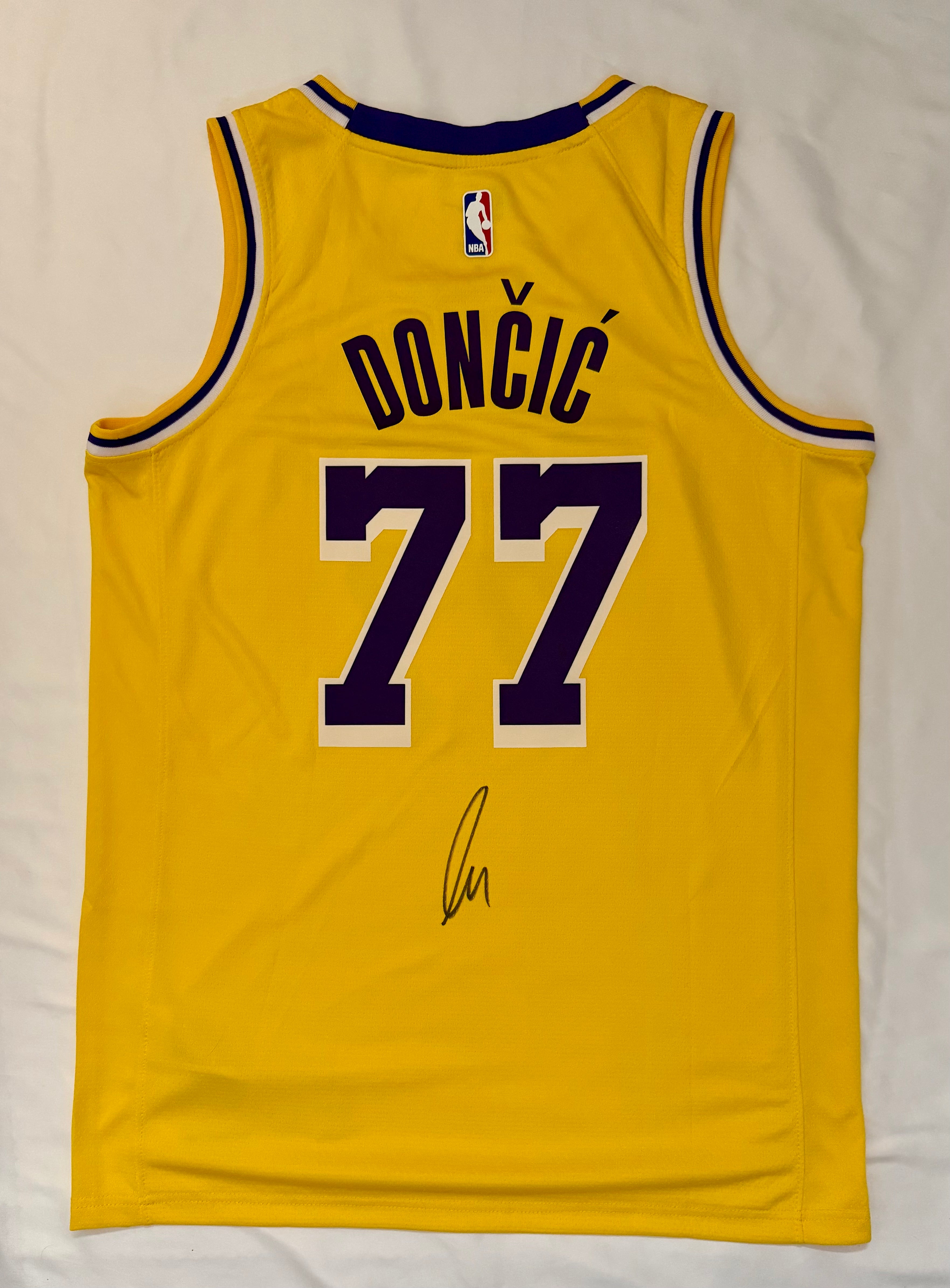 Luka Doncic-  Signed Authentic LA Lakers Swingman Jersey - Beckett COA
